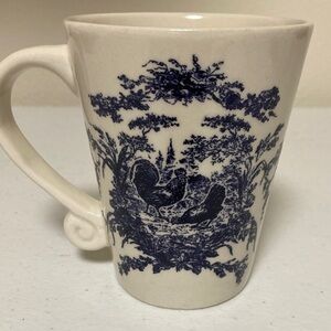California Pantry Country Kitchen Rooster Toile Ceramic Mug